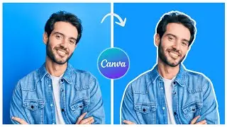 How to add WHITE OUTLINE to your Photo in Canva (2 min)