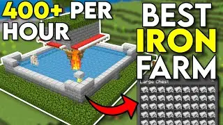 Best Iron Farm Minecraft Bedrock 1.21/26.1+