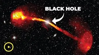 This Photo of a Black Hole Shooting Jets Is STUNNING