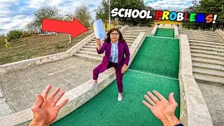 BEST OF  ESCAPING ANGRY TEACHER (Epic Parkour POV Chase) 