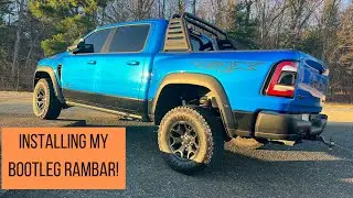 Installing a BOOTLEG Rambar on my RAM TRX!