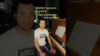 SHORT vocal answers: larynx position.