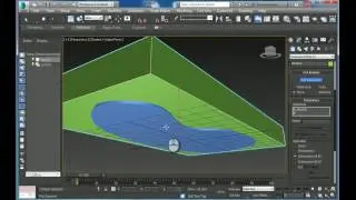 Creating cove ceiling based on a line using poly modeling in Autodesk 3ds max