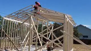 24x24 Shop/Garage Scissor Truss👍