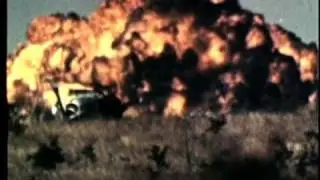 Republic F-105 Thunderchief guns down QF-80 Drone