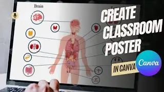 How to Create Classroom Poster In Canva Online | Classroom Poster Maker Free Online | Class Chart