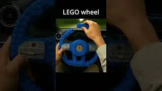 Blue LEGO Mercedes Steering Wheel — Will It Snap or Steer? (POV)
