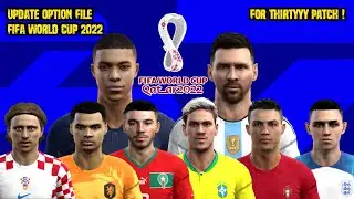 PES 2013 AIO PATCH UPDATE SEASON 2022/2023 FOR PC | OPTION FILE UPDATE WORLD CUP QATAR 2022