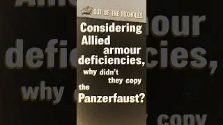 Why didn't they copy the Panzerfaust? - 
