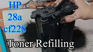 hp 28a toner refilling hp m403 printer cartridge refilling