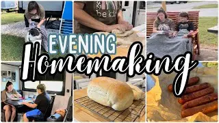 Slow Summer Living || Evening Homemaking
