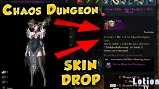 I got dropped a FREE SKIN from LOST ARK Chaos Dungeon! | Maze of the Edge Chestpiece Skin Chest