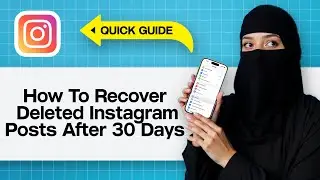 How To Recover Deleted Instagram Posts After 30 Days | Restore Old Deleted Instagram Posts