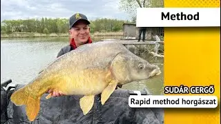 Rapid horgászat a MERENA Horgászegyesület taván - Sudár Gergő