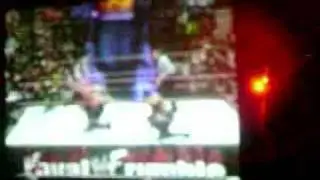 WWE's worlds biggest closeline