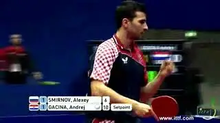 Andrej Gacina - Alexei Smirnov 2012 Germany Open Table Tennis