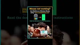 Phone as Wireless Mouse🖱️📱💡 #techtips #techshorts #techtipsandtricks #officetips #tech #hemutech