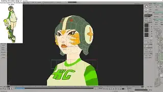 JSRF Timelapse: 3D modelling character: 'Classic' Gum