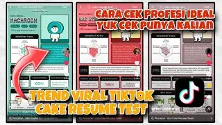 CARA BIKIN CAKE RESUME TEST VIRAL DI TIKTOK | CEK PROFESI TIKTOK TREND | BUAT TREND KUE BULU TIKTOK
