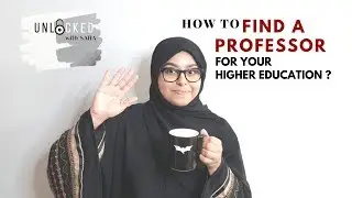 HOW TO FIND A PROFESSOR FOR HIGHER EDUCATION?
