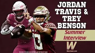 Jordan Travis Interview | Trey Benson Interview | 