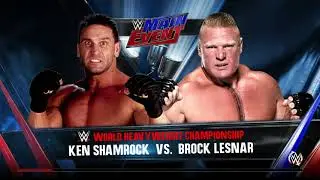 WWE MAIN EVENT: BROCK LESNAR VS KEN SHAMROCK