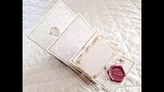 🔴TUTO "CARTE SECOND EFFET POUPÉE RUSSE"#scrapbooking #scrap #tutorial #tutoriels #tuto#fetedesmeres