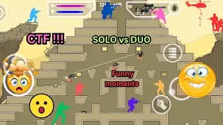 SOLO vs DUO challenge in mini militia|#CTF#funnygameplay