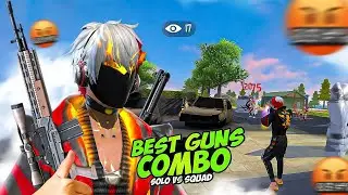 Best Guns Combo Op 1 Vs 4 Gameplay 🎯 Free Fire