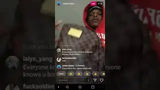 XXXTentacion’s Killer Flexing Stolen Louie Bag And Cash On Live