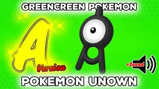 Pokemon Unown A | GreenScreen | Pokémon GO | 👍POGOTUBE✅✨