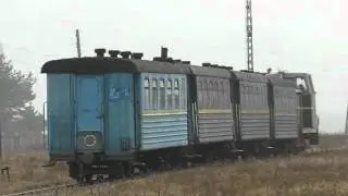 ТУ7-0767 выходит из ст. Заречное на перегон 20.11.2011