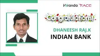 DHANEESH RAJ K  [ INDIAN BANK  ] 2022 | Veranda Race