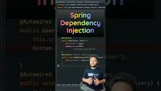 Spring Dependancy Injection #javaframework