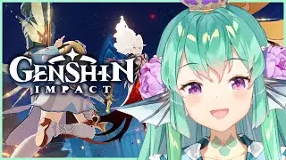 【GENSHIN IMPACT】 FIRST TIME GAMEPLAY! 【NIJISANJI EN | Finana Ryugu】|「LazuLight」