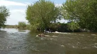 Штурм переката на Свияге в поселке Ишеевка