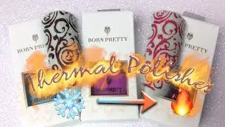 ❄️🔥Born Pretty Thermal Stamping Polishes - Review & Swatches❄️🔥