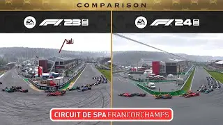 Just An Update?! F1 2024 vs F1 2023 Comparison ❯ Spa Francorchamps Gameplay & Graphics | 4K