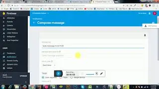 How to create Firebase Cloud Messaging on fire base