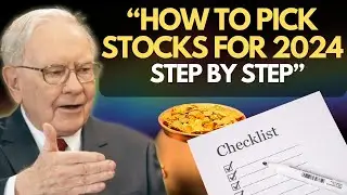 Warren Buffett - Strategy For Picking Stocks For 2024 - Step By Step Plan #investing