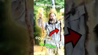 Making Primitive Osage Snakeskin Comanche Bow #primitivetechnology #comanche #archery