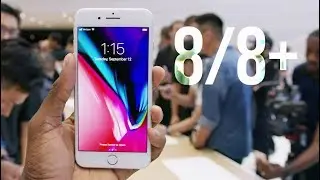iphone 8 and 8 plus first look!