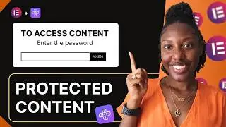 How to Password Protect Content in Elementor | Step by Step Tutorial