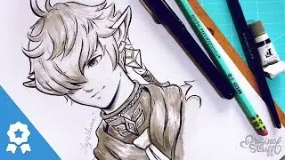 #APruebaDeOS - Pocket brush pen de Pentel + Speedpaint