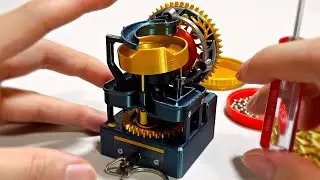 I made a palm-sized mechanical work 7