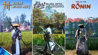 Where Winds Meet vs Black Myth: Wukong vs Rise of the Rōnin - Graphics and Details Comparison
