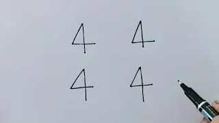 Lion Drawing With 4444 Number | Lion Drawing Picture | Lion Drawing Art