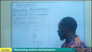 How to Find the Integral of a Constant Term