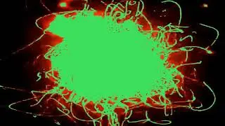 Green Screen Star Burst - use in your video project