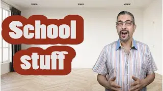 Learn Arabic vocabulary: 30 - School